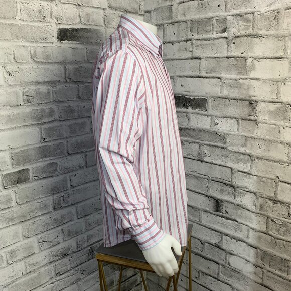 Boss Hugo Boss Striped Button Down Dress Shirt - Picture 3 of 12